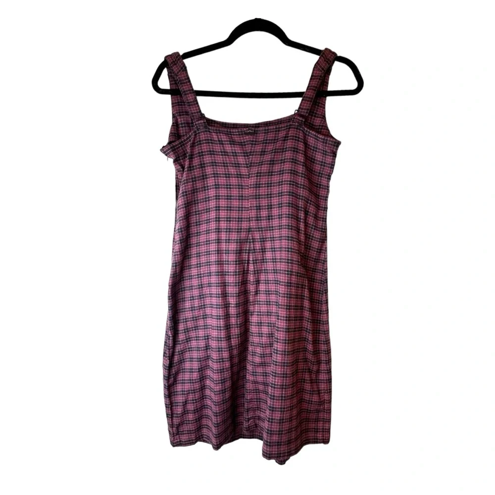 Volcom Plaid‎ Dress Size 8 Adjustable Straps